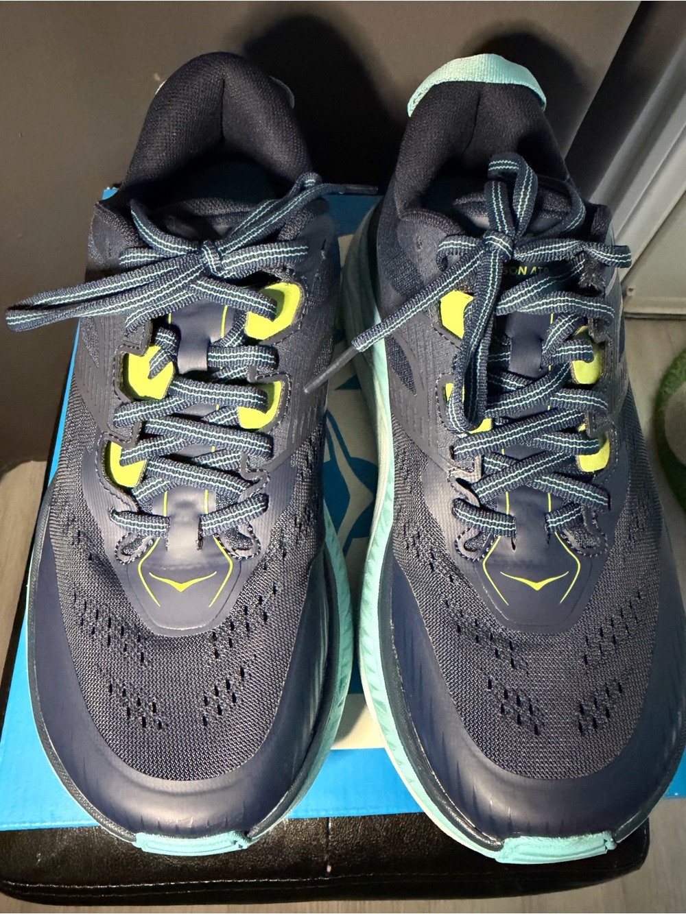 HOKA ONE ONE Stinson ATR 6 Women’s Size 8.5 Outer Space Blue Worn once